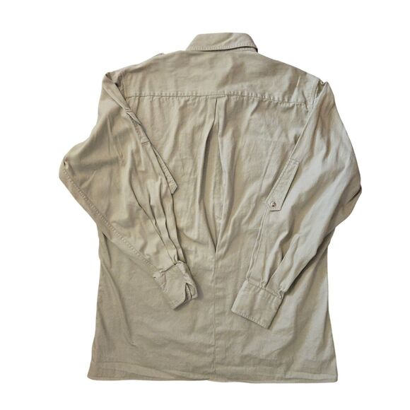 Abercrombie & Fitch Men's Casual Button Down Shirt - Light Tan - Picture 2 of 5